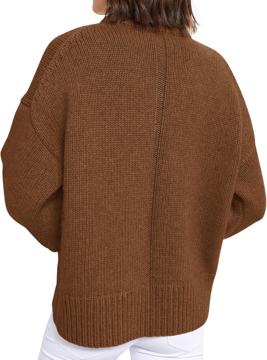 PRETTYGARDEN Womens Sweaters Spring 2026 Trendy Casual Crewneck Long Sleeve Cozy Knit Pullover Sweater Tops Fashion Clothing - Image 4