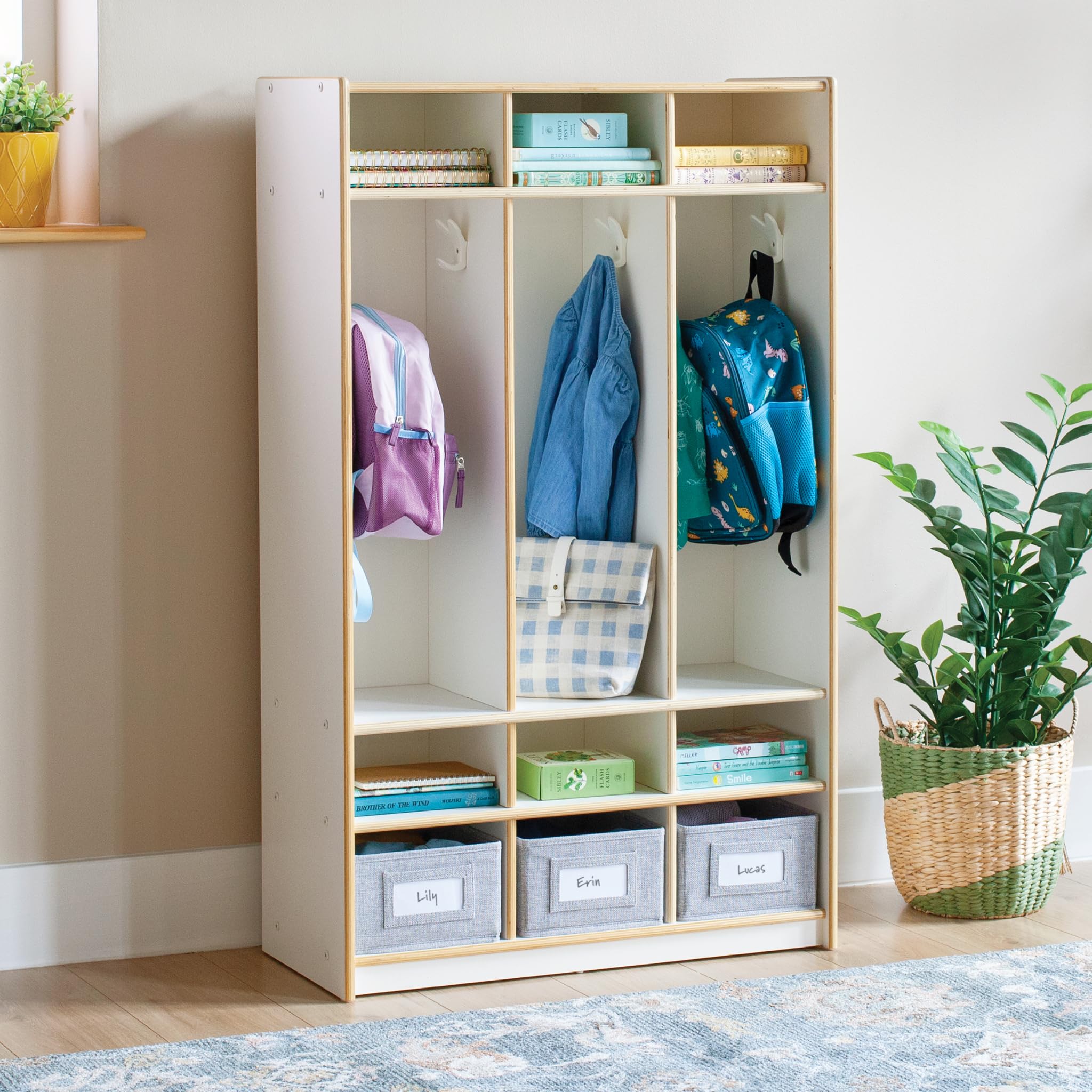 Amazon.com: Guidecraft EdQ 3-Section Wooden Storage Locker for