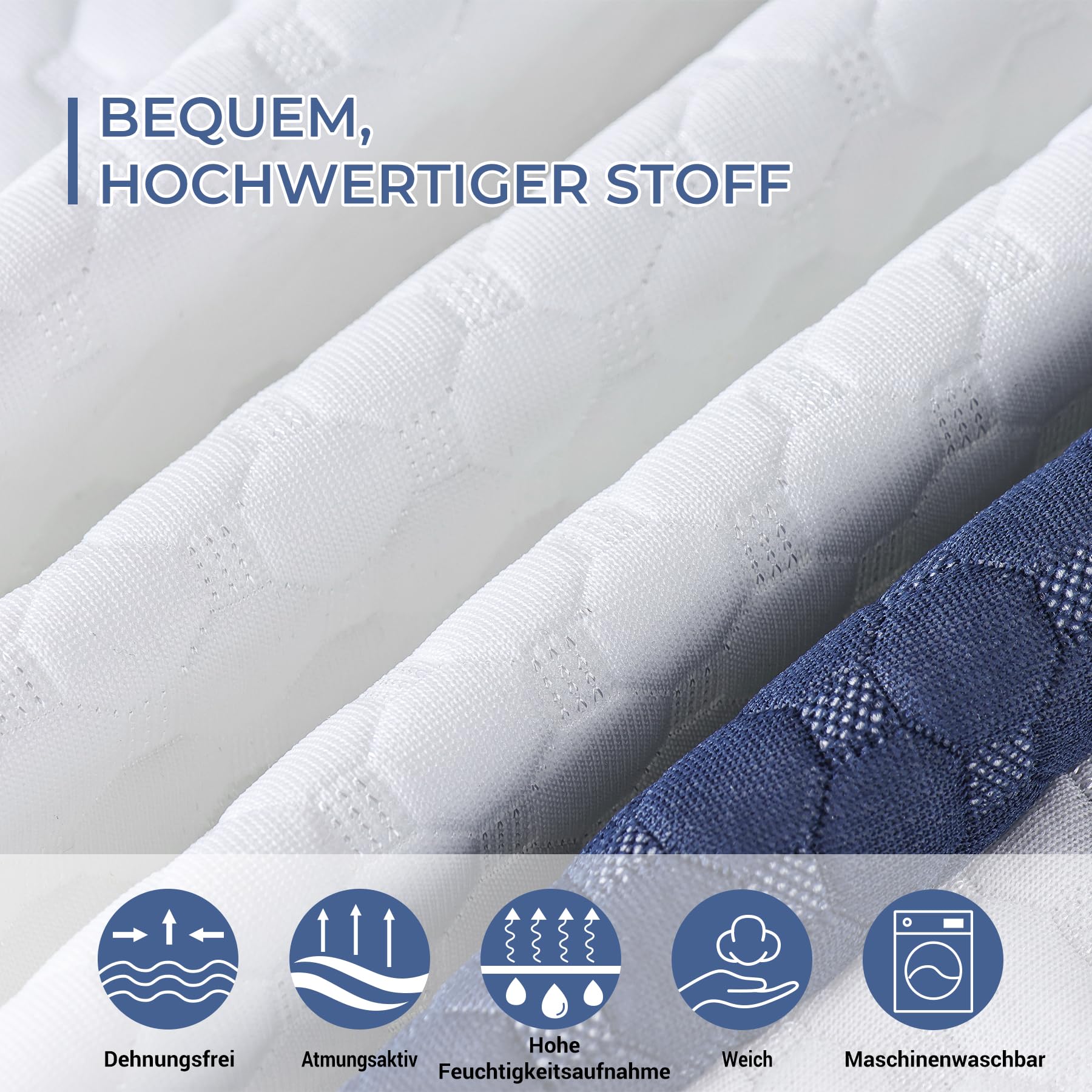 7pcs Verstellbares Keilkissen Set, Lesekissen für Rücken Nacken & Beine | Ergonomisches Bettkeil aus Hochdichteschaum für Reflux Schlafapnoe, Beinkissen & Rückenkissen beim Spielen, Lesen