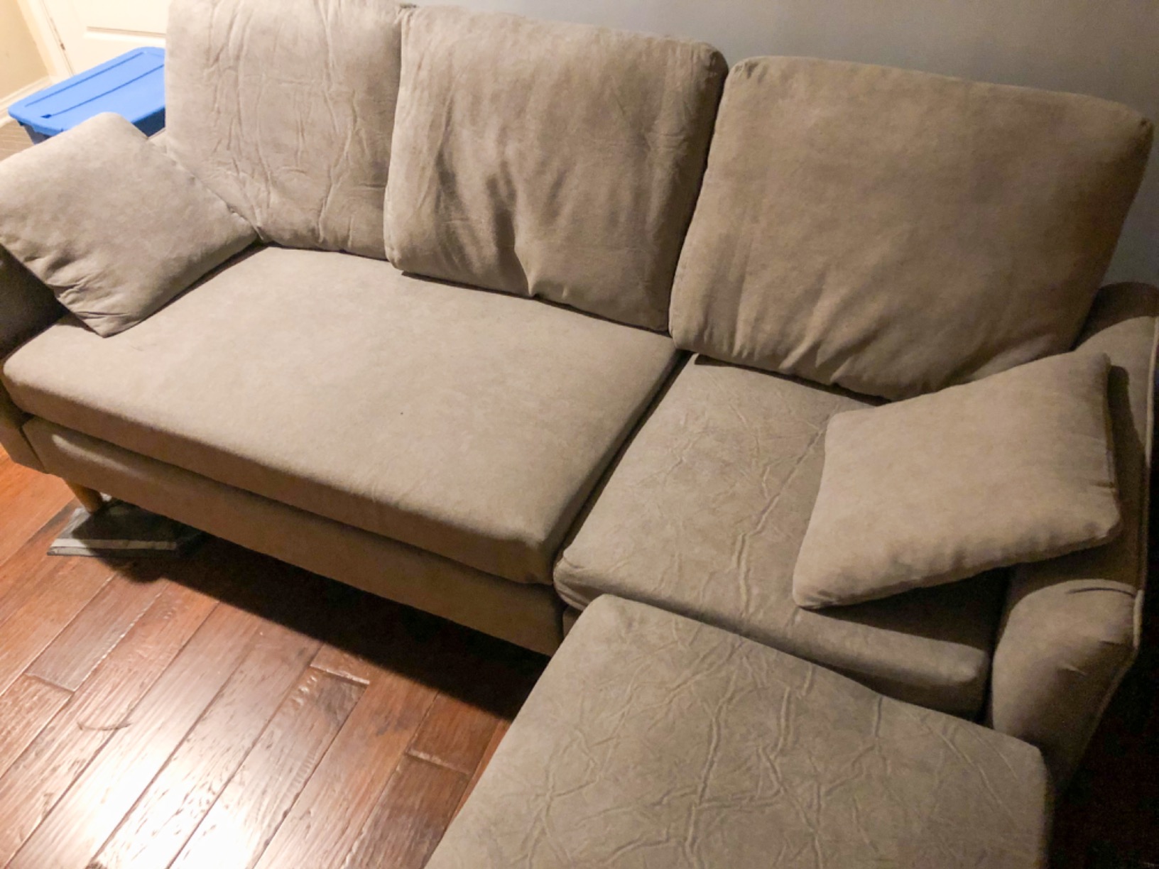 37/mo Finance Vongrasig 79" Convertible Sectional Sofa Couch, 3 Seat