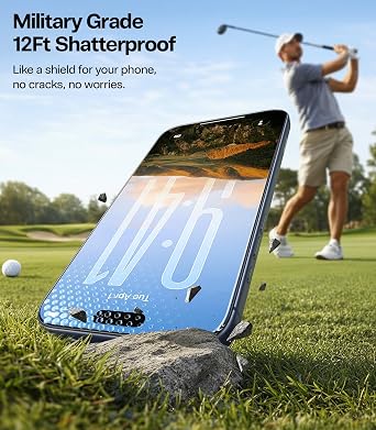 TORRAS Outdoor Anti Reflection for iPhone 17 Pro Max Screen Protector [OrigArmor Lite & Anti Glare] Military-Grade Shatterproof 9H+ Tempered Glass Anti-Scratch Screen Protector 17 ProMax 6.9 1-Pack