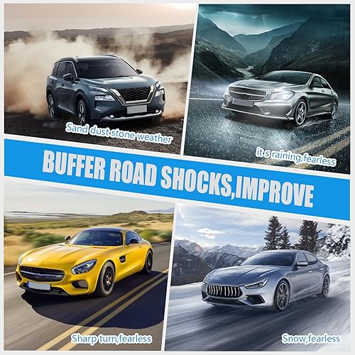 Miniatura 5 de Juego de pastillas de freno delanteras de cerámica compatibles con Nissan Altima BaseSLSV 2013, Nissan Altima 2014-2020, Nissan Leaf