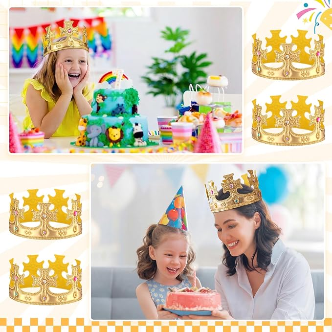 Set 22 coronas de princesa de espuma para niños miniatura 6