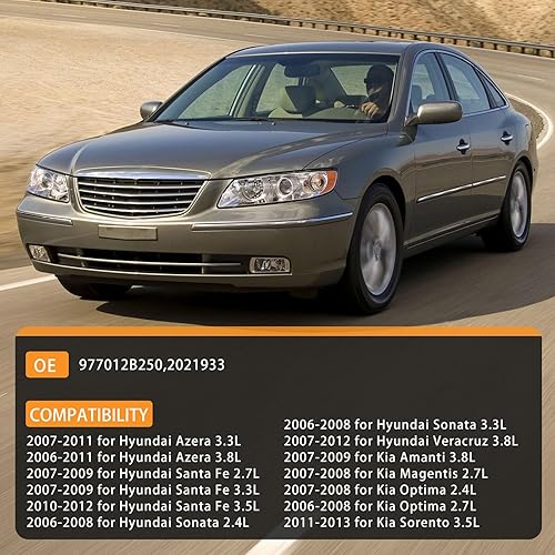 Miniatura 2 de Compresor de CA para Hyundai Azera para Santa Fe para Veracruz para Kia Amanti para Kia Magentis para Optima para Sorento 2.7L 3.3L 3.5L 3.8L