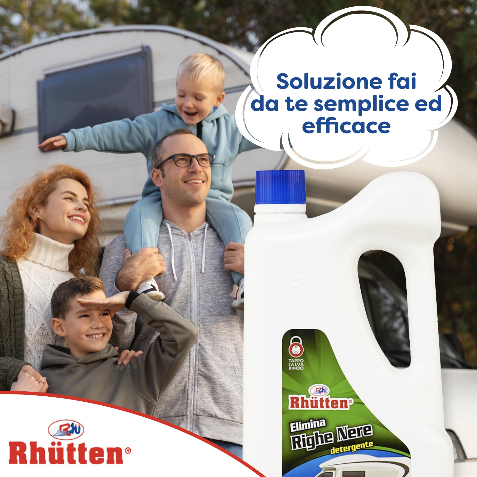 Rhutten, Elimina Righe Nere, Camper, 2L