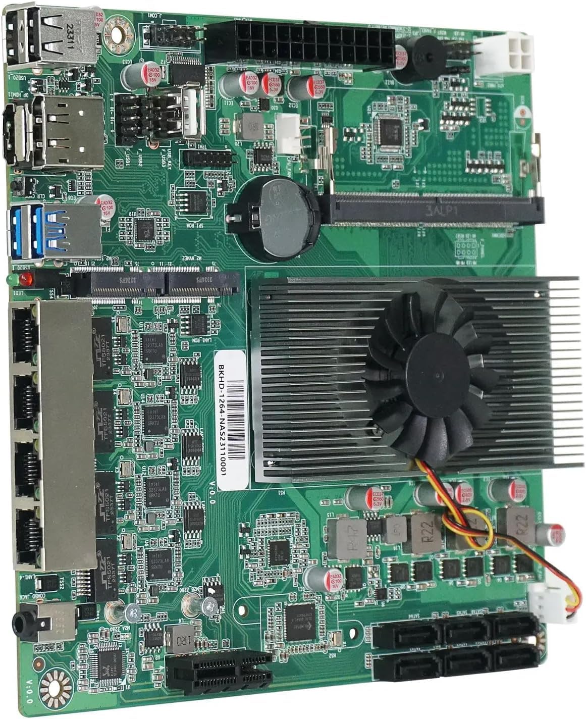 Amazon | HKUXZR N150 産業用マザーボード NAS 4コア 4スレッド