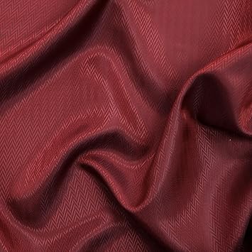 Red Two-Tone Herringbone Lining Fabric, Sold by the Yard