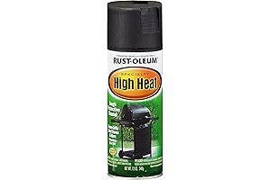 Rust-Oleum High Heat 12 Oz. Bar-B-Que Black Spray Paint (2-Pack)