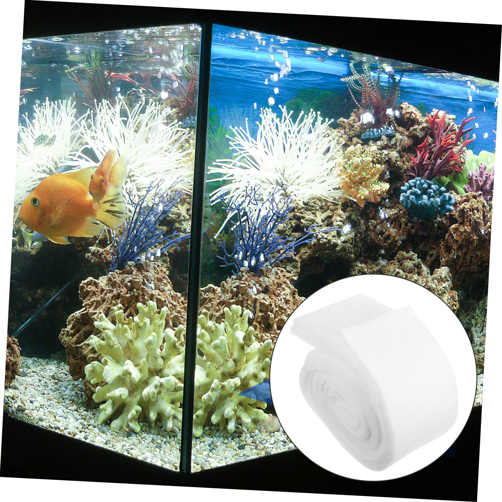 minkissy 10 Uds Esponja De Espuma Filtro De Esponja De Acuario Almohadilla De Filtro De Acuario De Filtración De Estanque De Peces Esponja De Filtro Tanques De Acuario Almohadilla