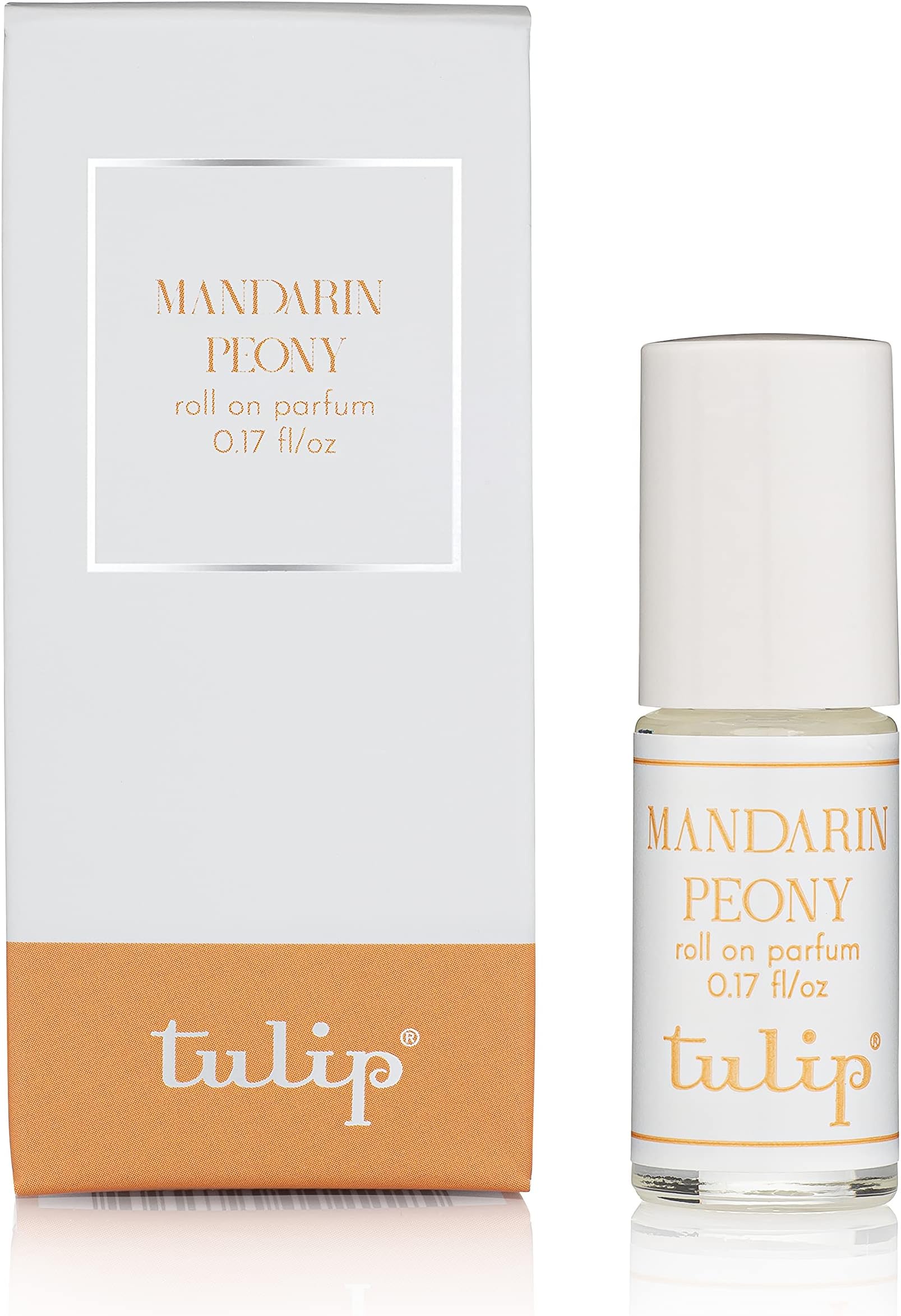 Tulip Mandarin Peony Roll-On Perfume Oil โ Citrus & Floral Fragrance with Soft Peony, Mandarin, and Amber โ Clean, Vegan, Travel-Friendly Scent โ 0.33 fl oz