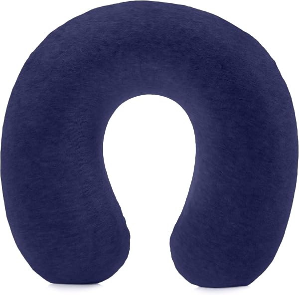 Amazon Basics Memory Foam Travel Pillow with Cover
