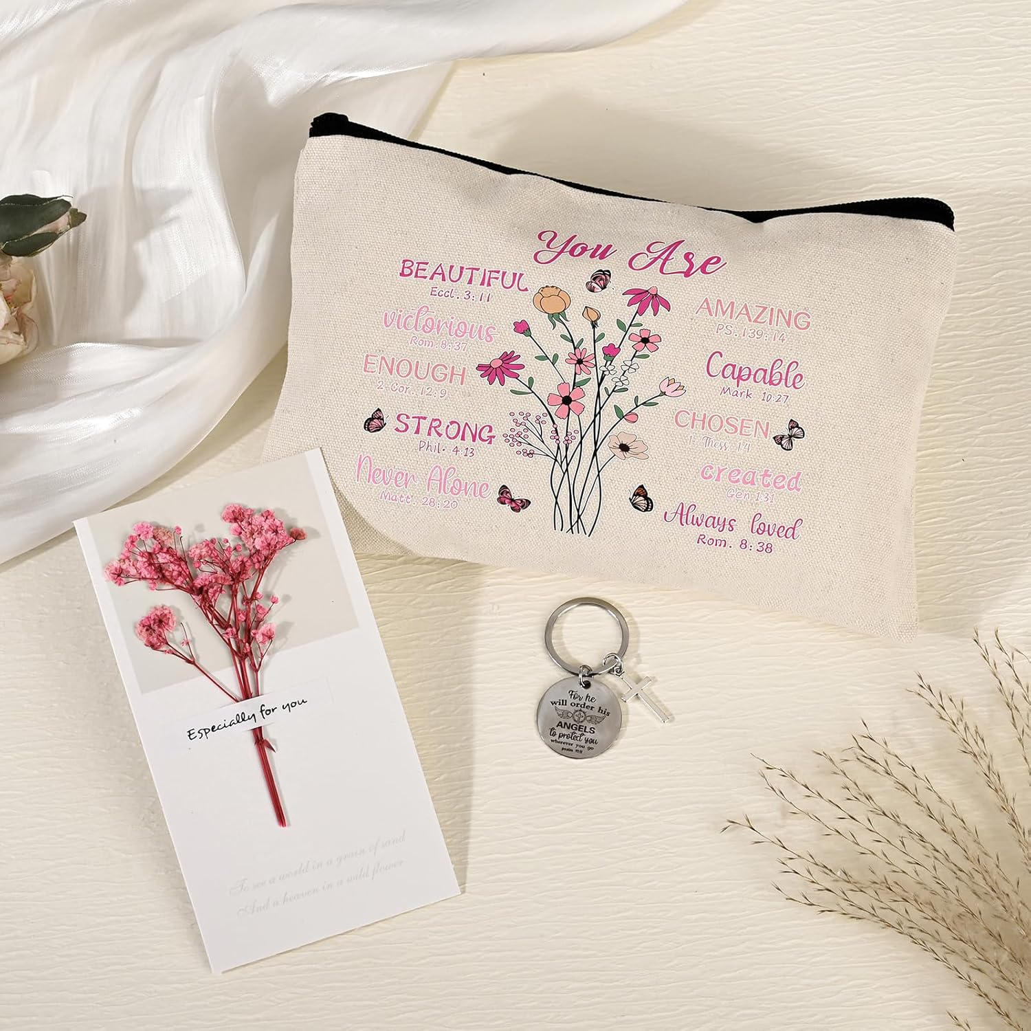 Christian Gifts for Women Faith Religious Encouragement Spiritual Inspirational Gifts for Women (Christian Pink) - Image 5