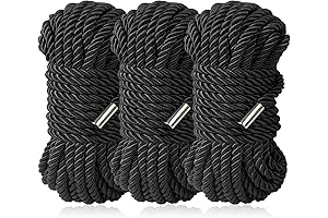 Shabaria [3-Pack] Durable Satin Braided Rope