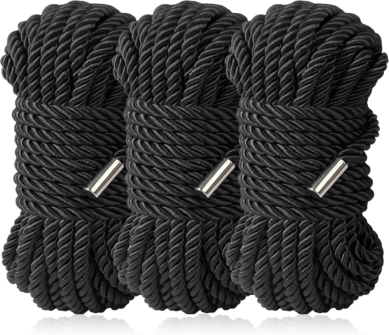 BAVIHOR Silk Rope Soft Rope, Skin Friendly Durable Long Rope, 32 Feet 8