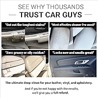 Vista 4 de CAR GUYS Super Cleaner - Recambio de 1 galón Limpiador efectivo para interiores de automóvil Limpiador de asiento de automóvil de cuero