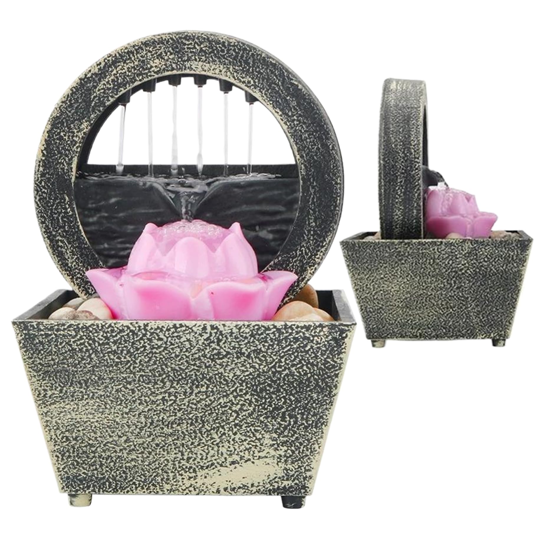 Fontaine cascade intérieure pour bureau et relaxation de la chambre