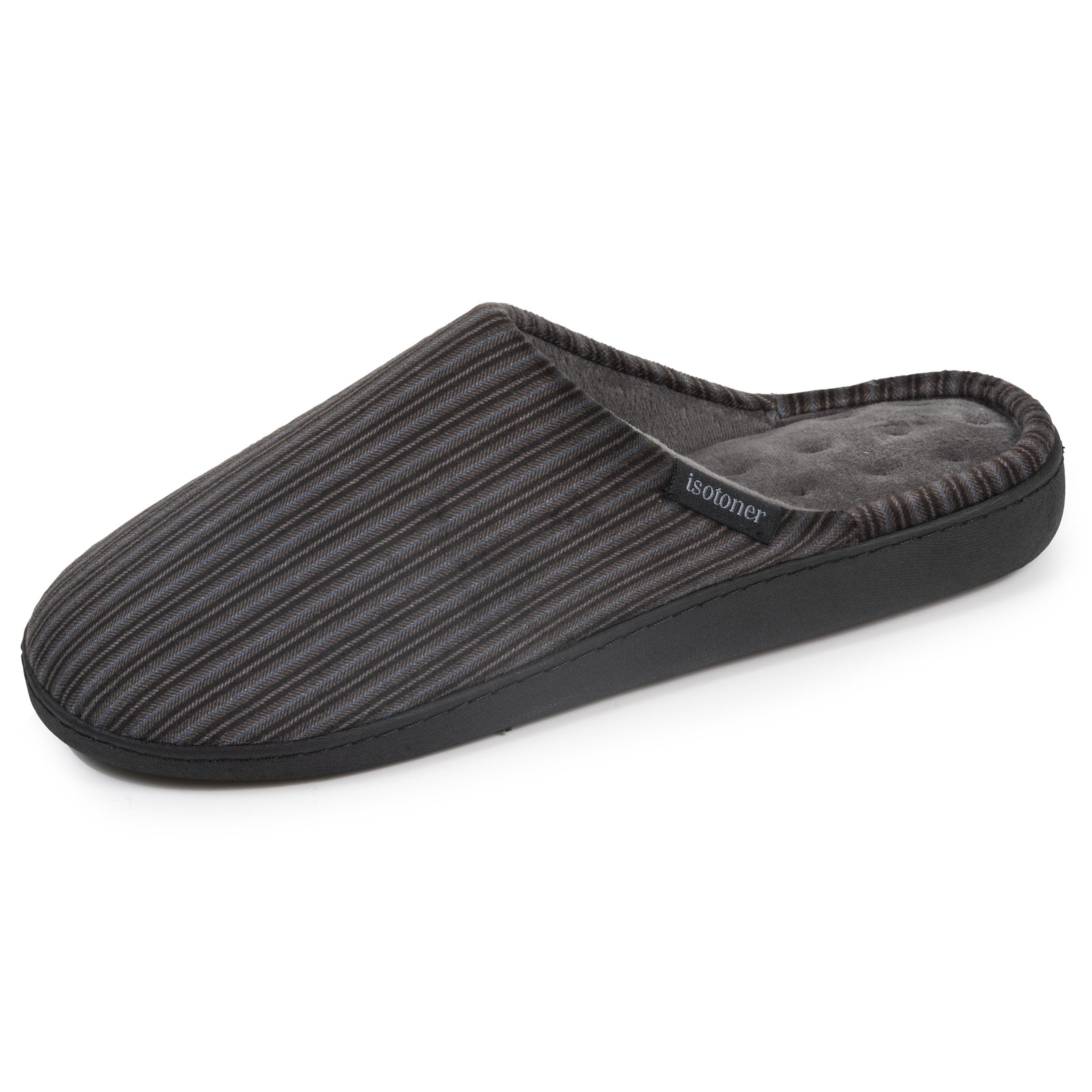 Isotoner Chaussons pantoufles Mules homme semelle à mémoire de forme