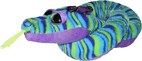 Wild Republic Serpientes, peluche de serpiente, animal de peluche, regalos para niños, rayas, 54 pulgadas