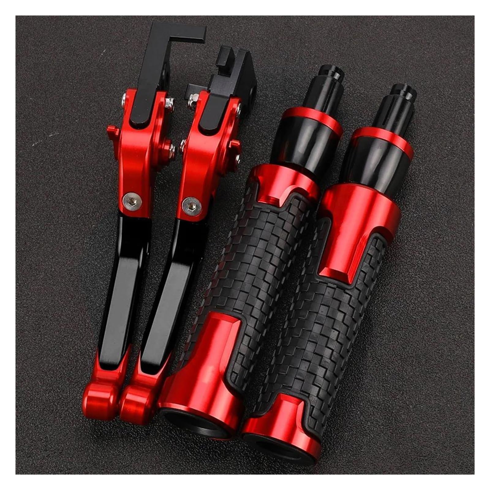 Usqbuzhhk B1 Brake Clutch Lever Handlebar Handle Bar Grips Extendable Adjustable Brake Clutch Lever For Yzf R6 Yzfr6 2005-2016(B1)