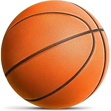 Silent Basketball Size 7 29.5" Not Vacuum Shipped - 2026 Upgraded Airless Soft Foam Ball Soundless for Quiet Dribbling and Indoor Training Real Feel Higher Bounce No Noise