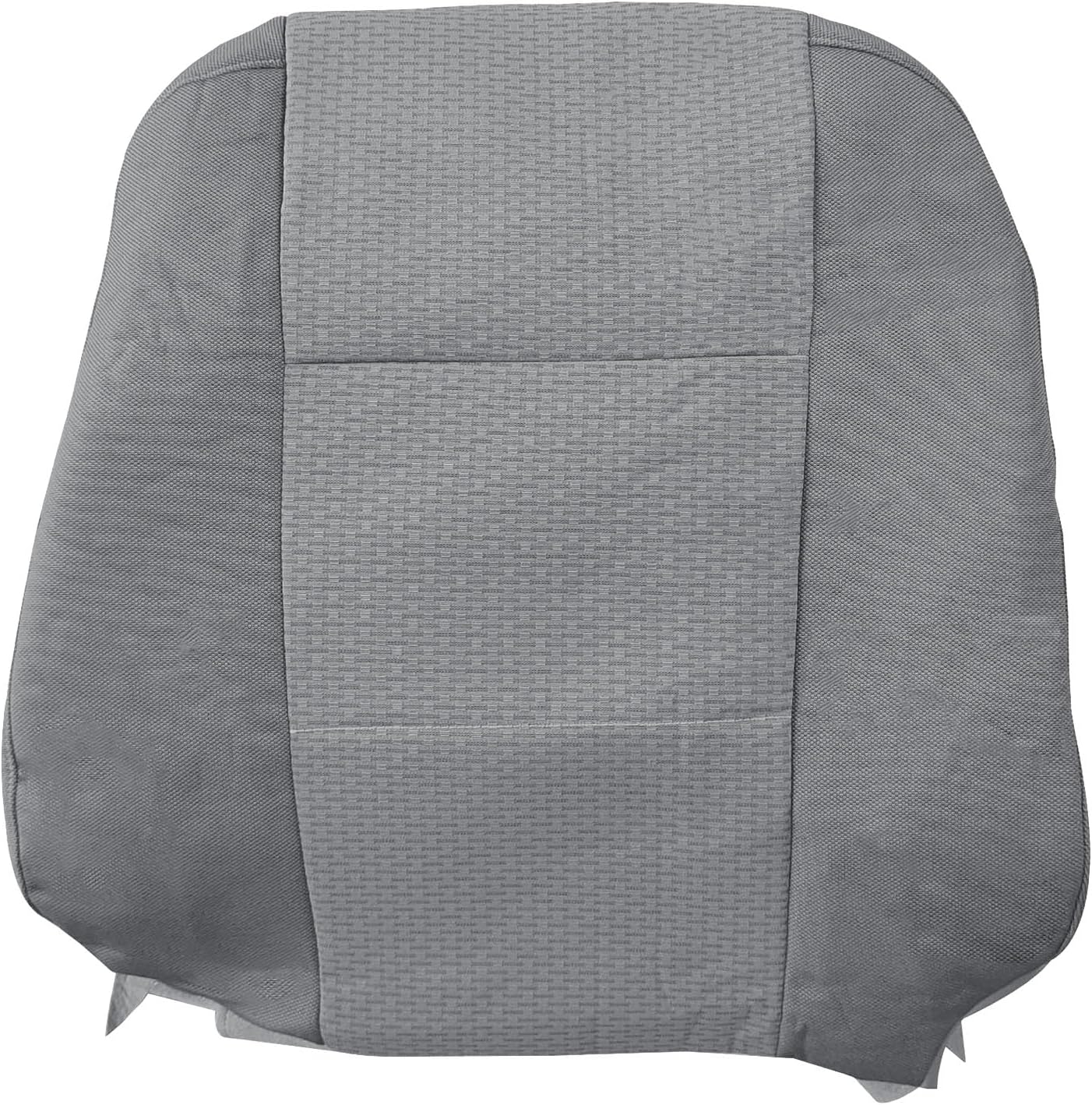 Driver Side Top Back Cloth Seat Cover Replacement Fits for Ford F-150 XLT 2015-2020 Gray
