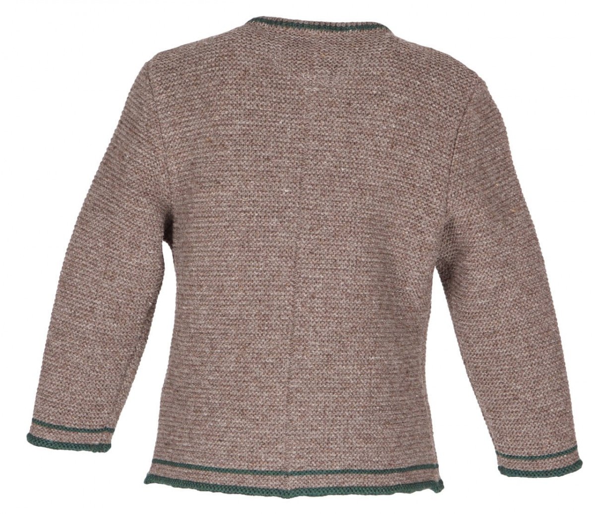 3550 5566 Kinder Strickjacke braun