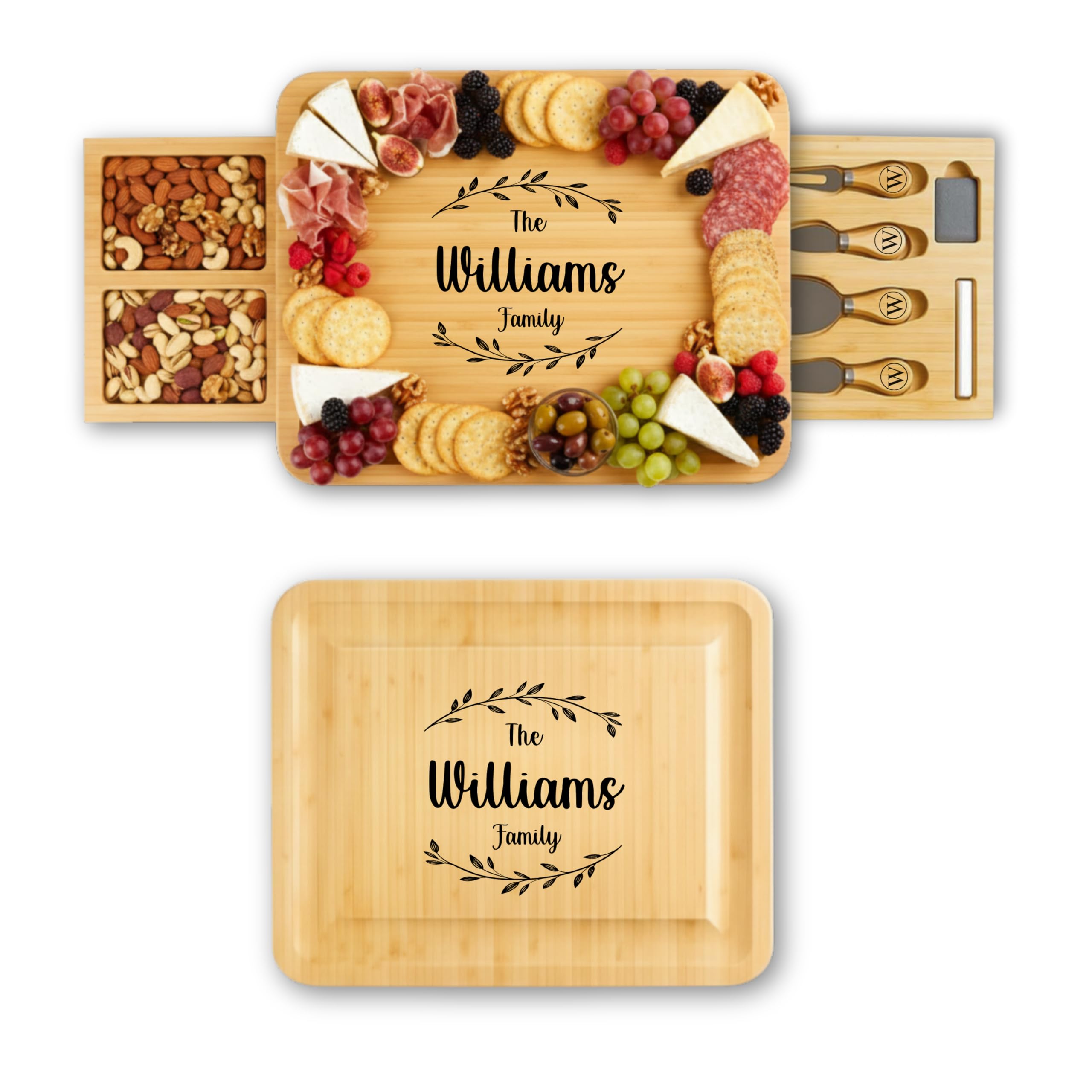 Culinary Quote Engraved Cheese Board