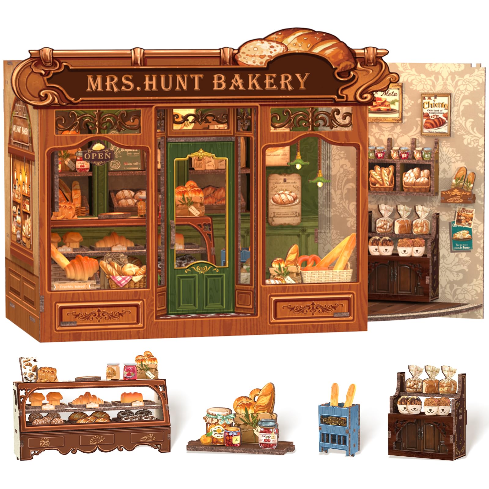 Amazon | CuteBee DIY ブックヌックキット ドールハウスキット3D