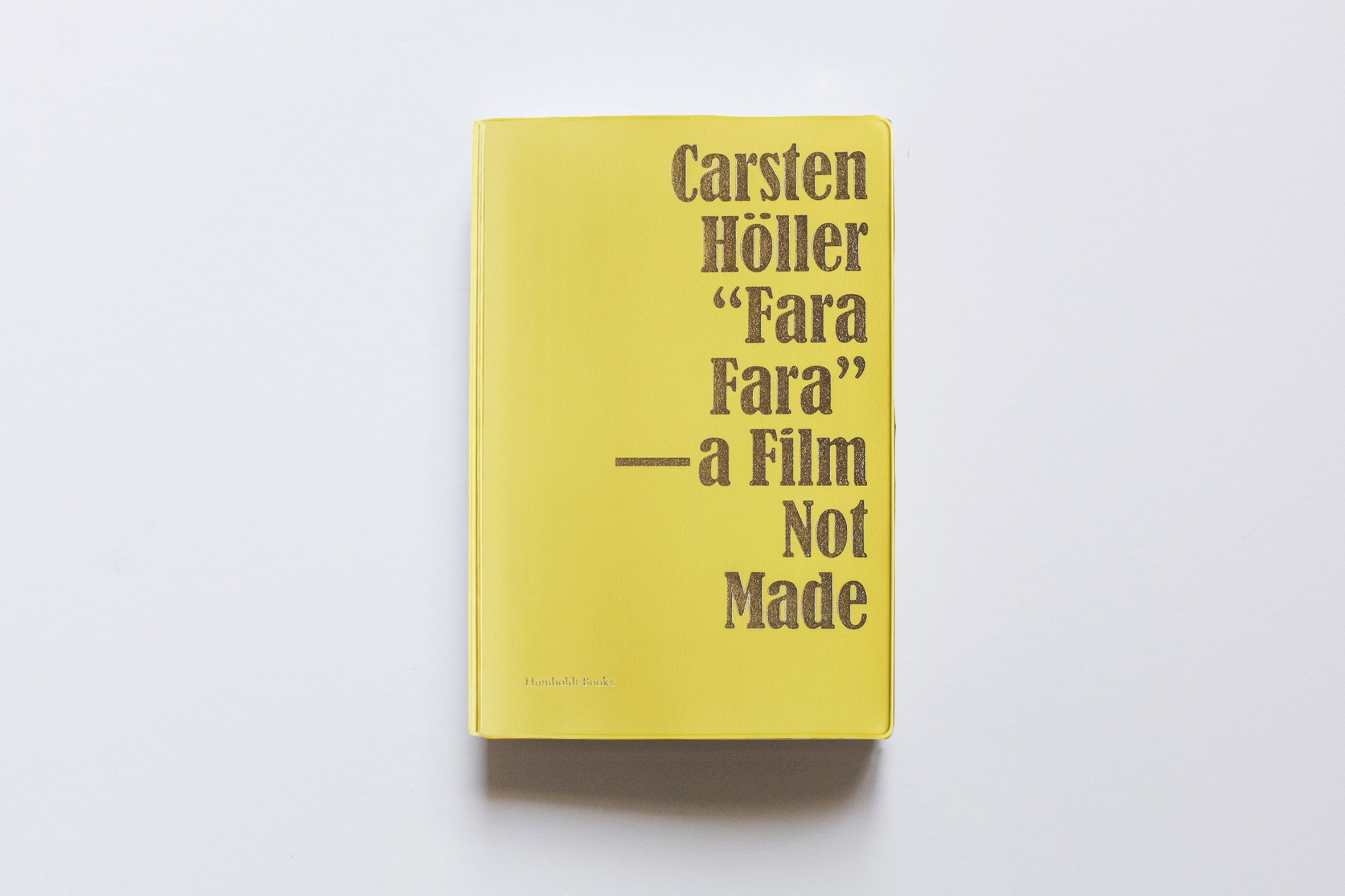 Fara Fara a Film not Made beau livre pour passionnés de culture urbaine