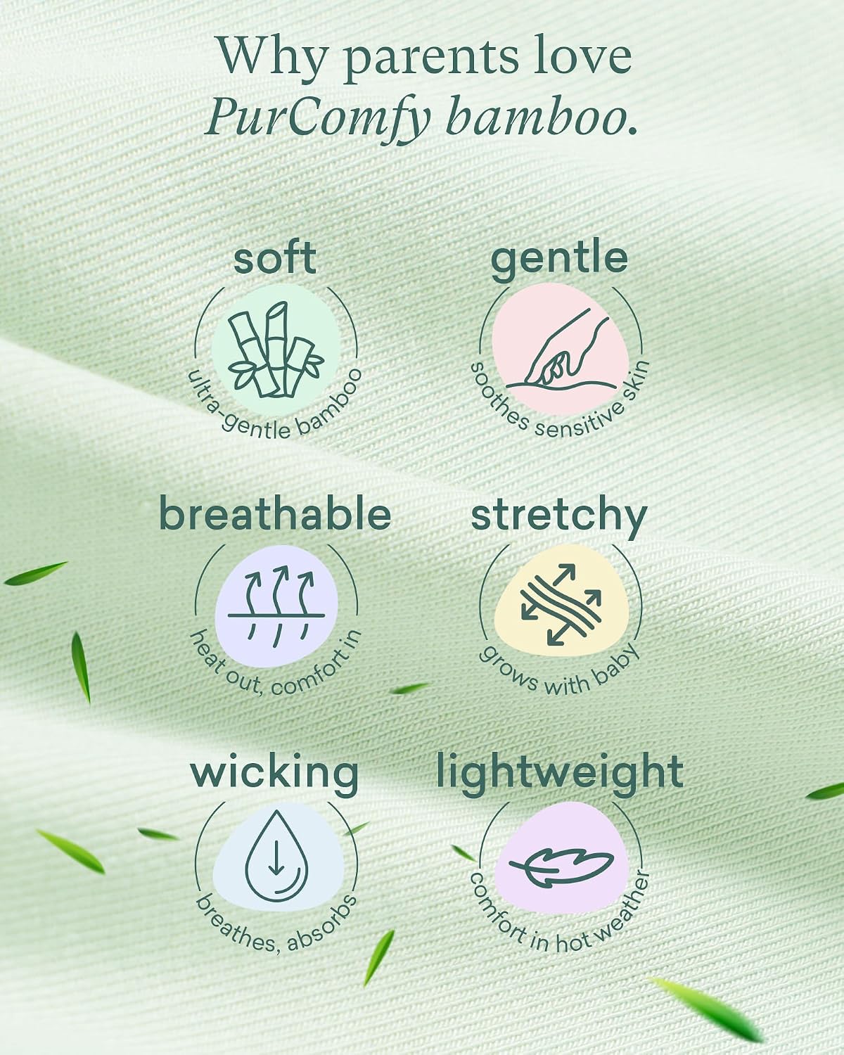 Baby Bloomers Bummies, Soft Bamboo Viscose High Waist Belly Shorts & Diaper Cover for Infant Toddler Girls Boys, 2-Pack