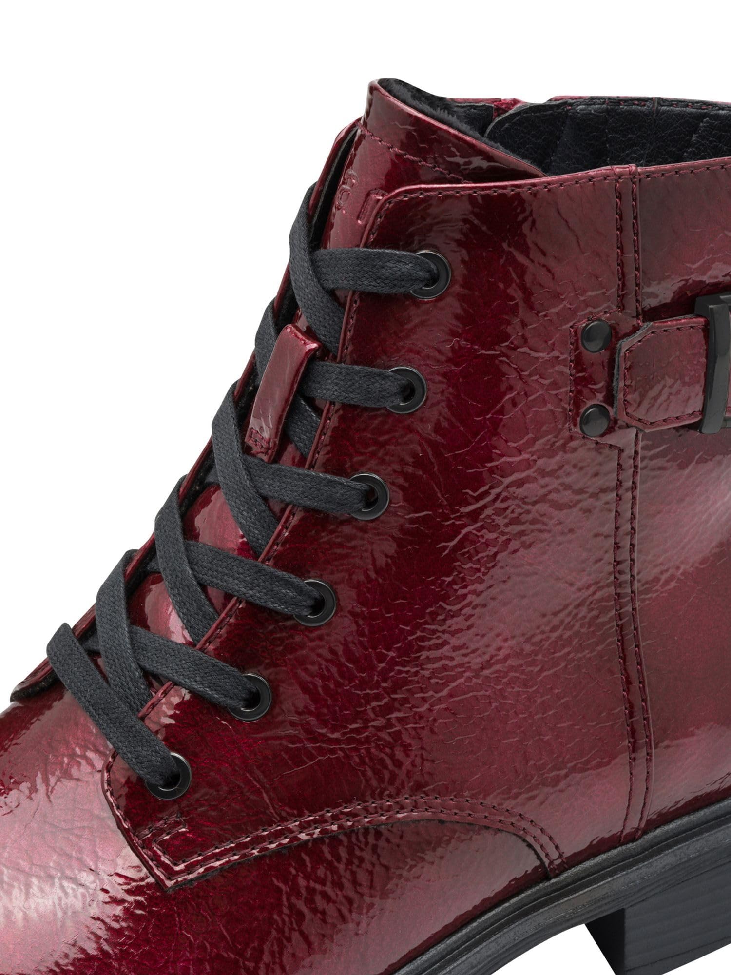 Jana Kobiety Jana Damen Lace Boot Flat VeganModa — buty
