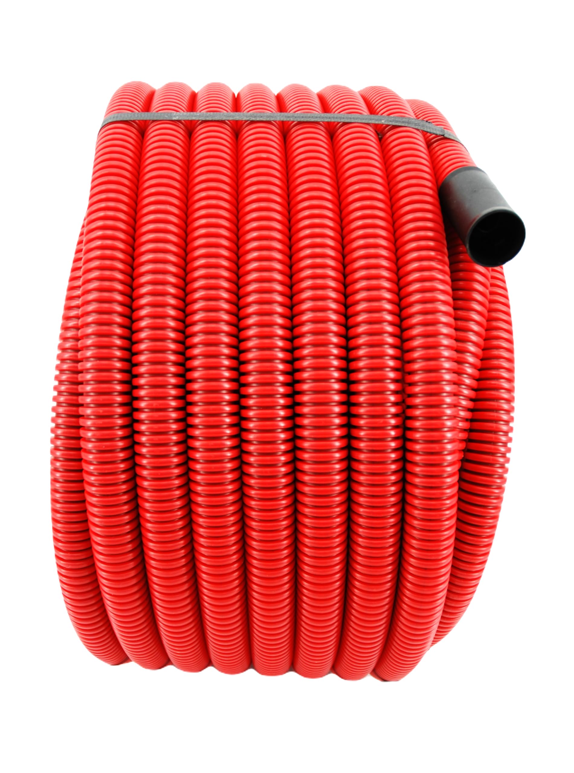 Unterirdisches Wellrohr M32 mm | Leerrohr Elektrorohr Erdwellrohr Rot | 5m 10m 25m 50m (25 meter)