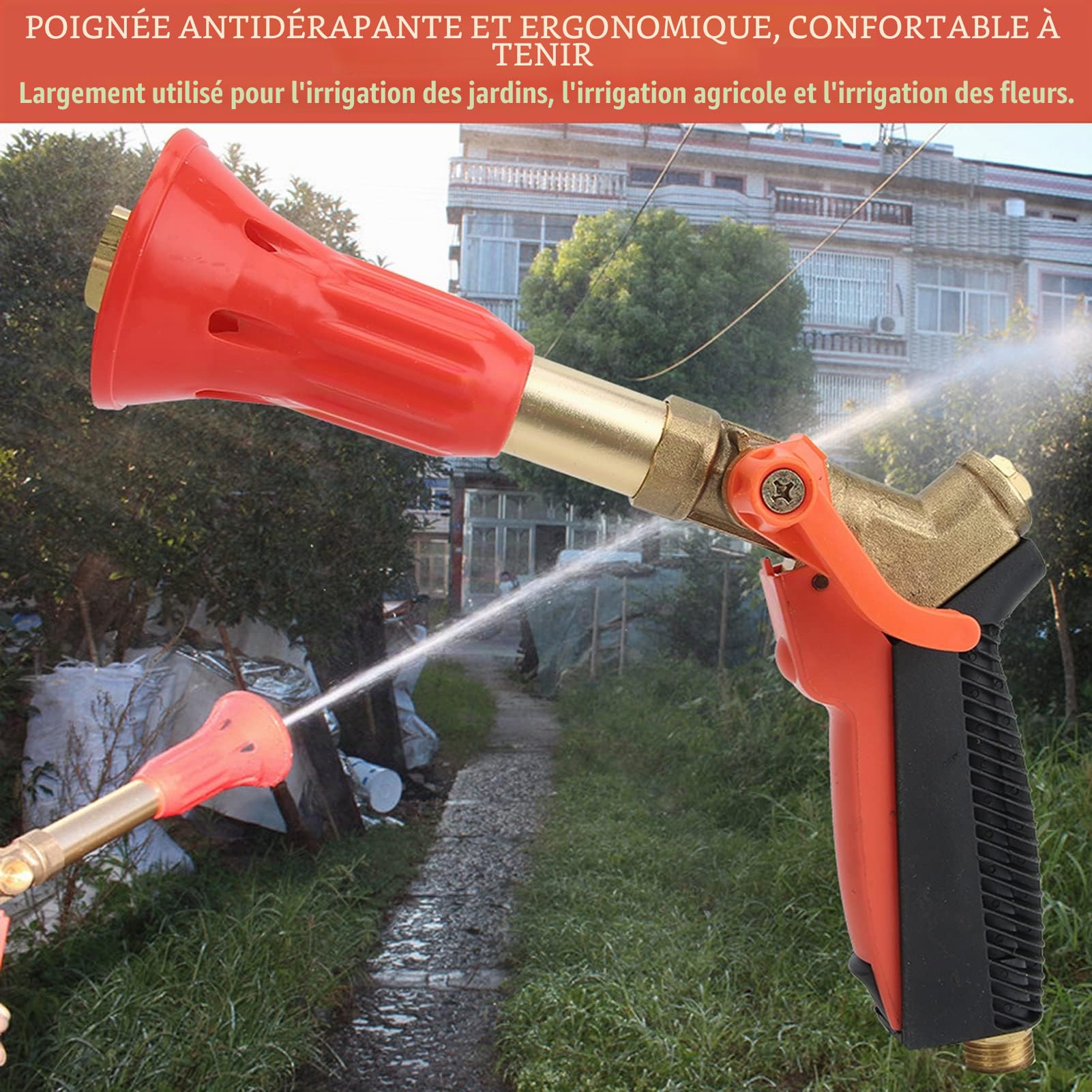 Lance de Arrosage,Outil D'arrosage Agricole D'arrosage de Pistolet D'arrosage de Tuyau D'arrosage de Jardin pour L'arrosage de Jardin,L'irrigation Agricole et L'arrosage des Fleurs