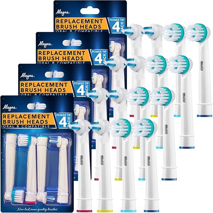 Replacement Toothbrush Heads for Oral B Braun Ortho and