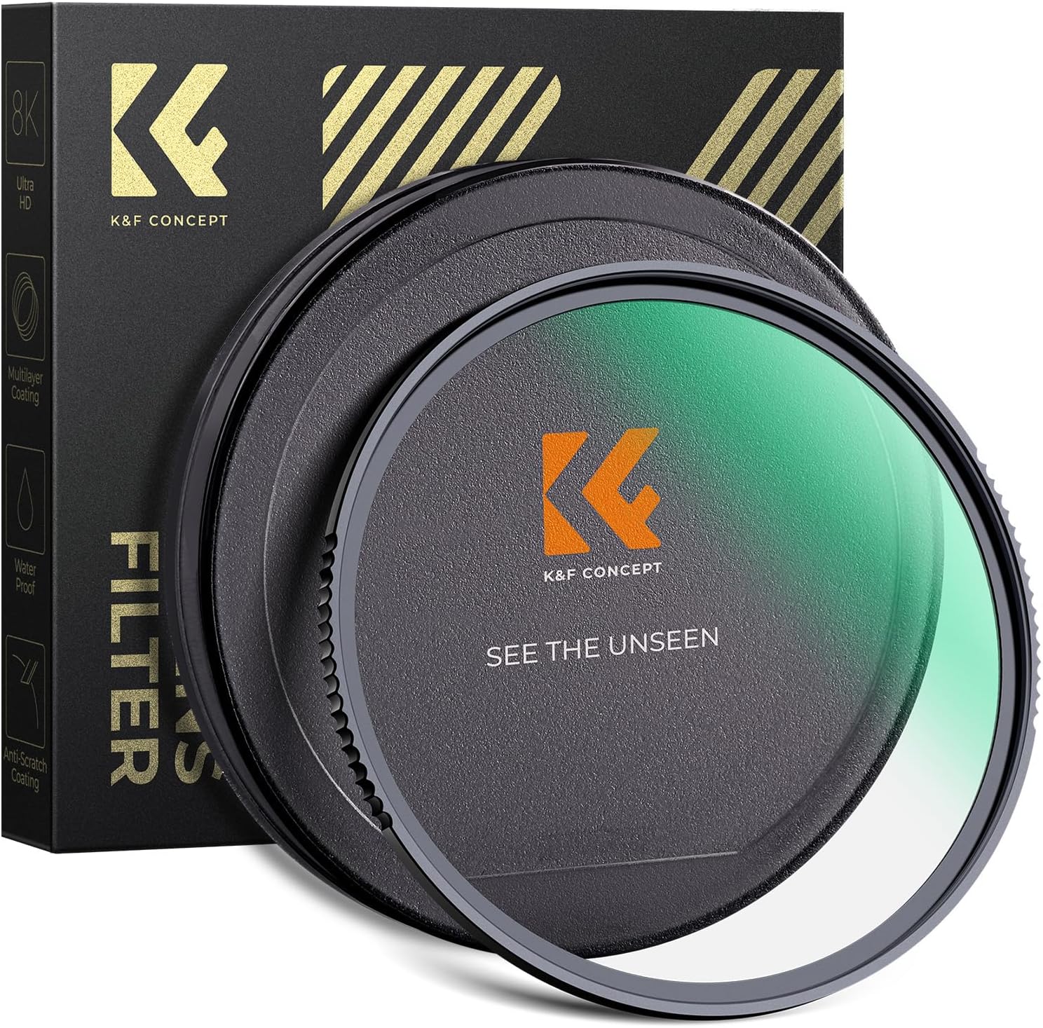 K&F Concept 67mm MC UV Protection Filter Shockproof Tempered Optical Glass with 28 Multi-Layer Coatings HD/Waterproof/Scratch Resistant for 67mm Camera Lens