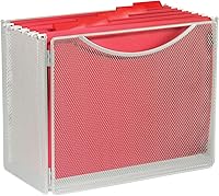 Vista 7 de Safco Productos Onyx Mesh - Cubo de archivo tamaño carta 2170BL negro, acabado de capa de polvo negro, construcción de malla de acero duradero