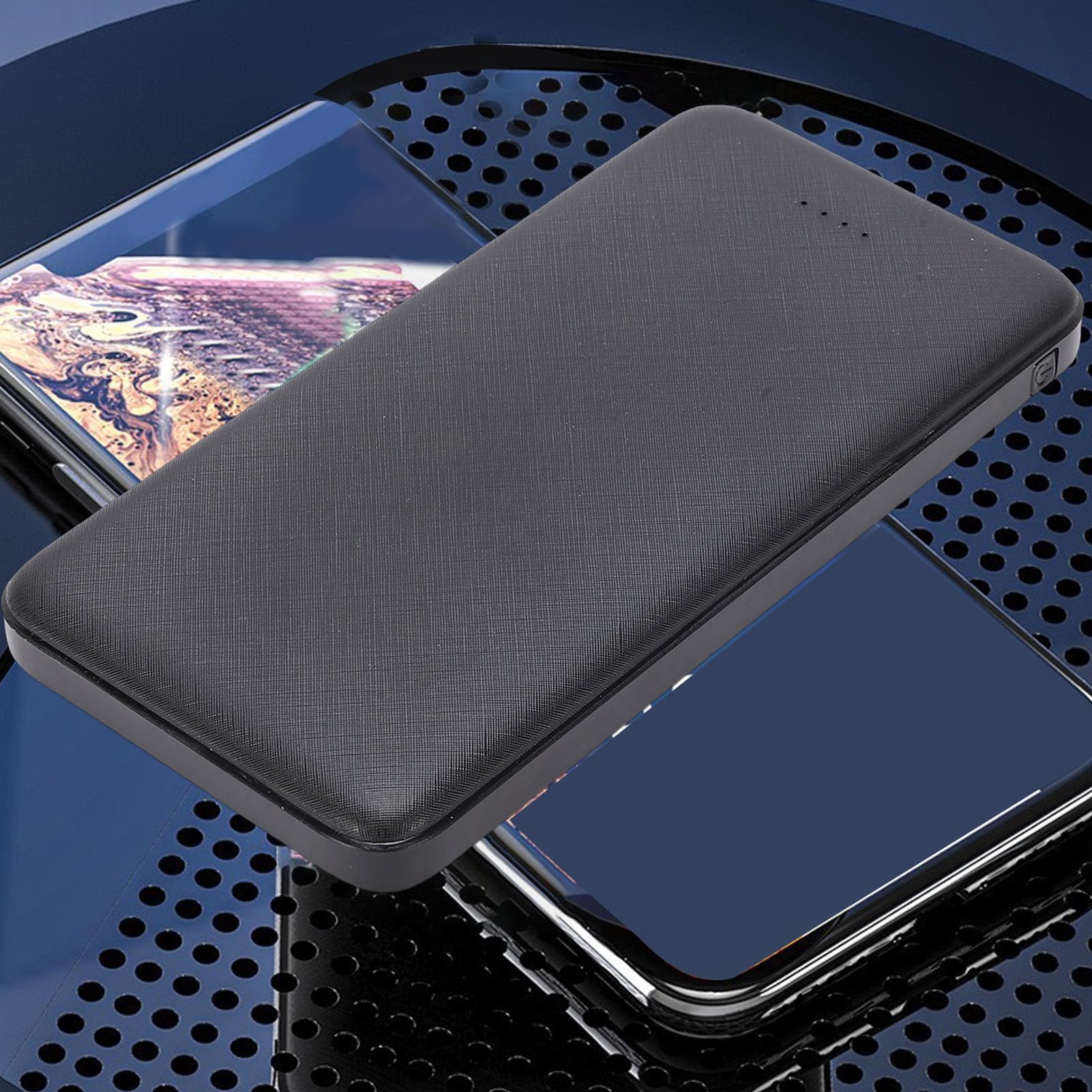 Fockety Batterie de Gilet Chauffant 20 000 MAh, 2 Ports de Sortie, Banque d'alimentation à Protections Multiples avec Indicateur LED, pour Veste Chauffante, Vêtements, Pantalons, Petits
