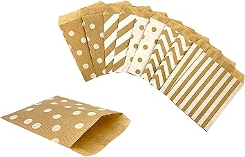 Sacchetti Di Carta Regalo Colorati - 40 Pezzi Con 96 Adesivi, 12x21x7cm | Per Feste, Compleanni, Matrimoni - Foto 4