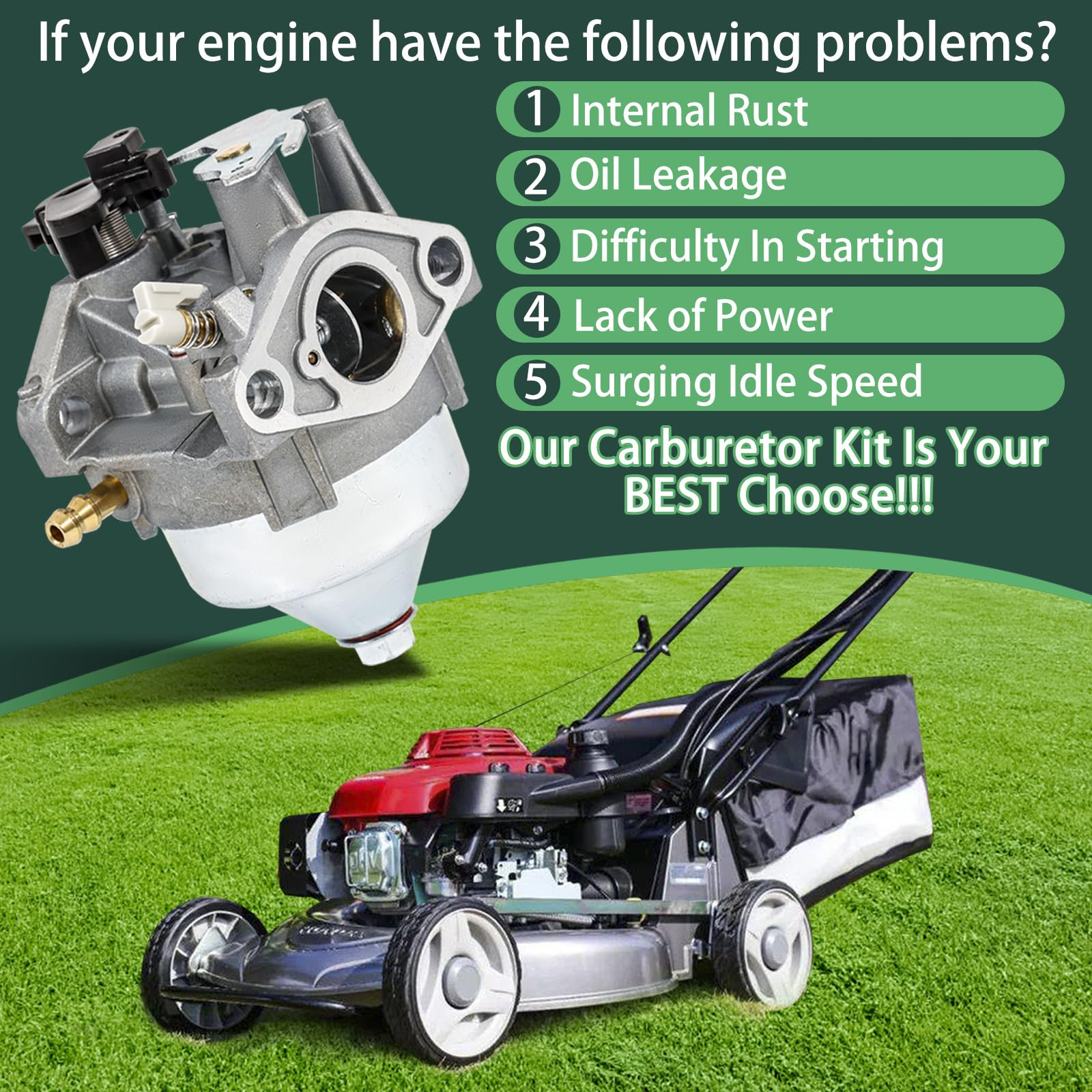 Honda Gcv170 Honda Mower Engine Surging HL18P GCV145 S3AL Honda