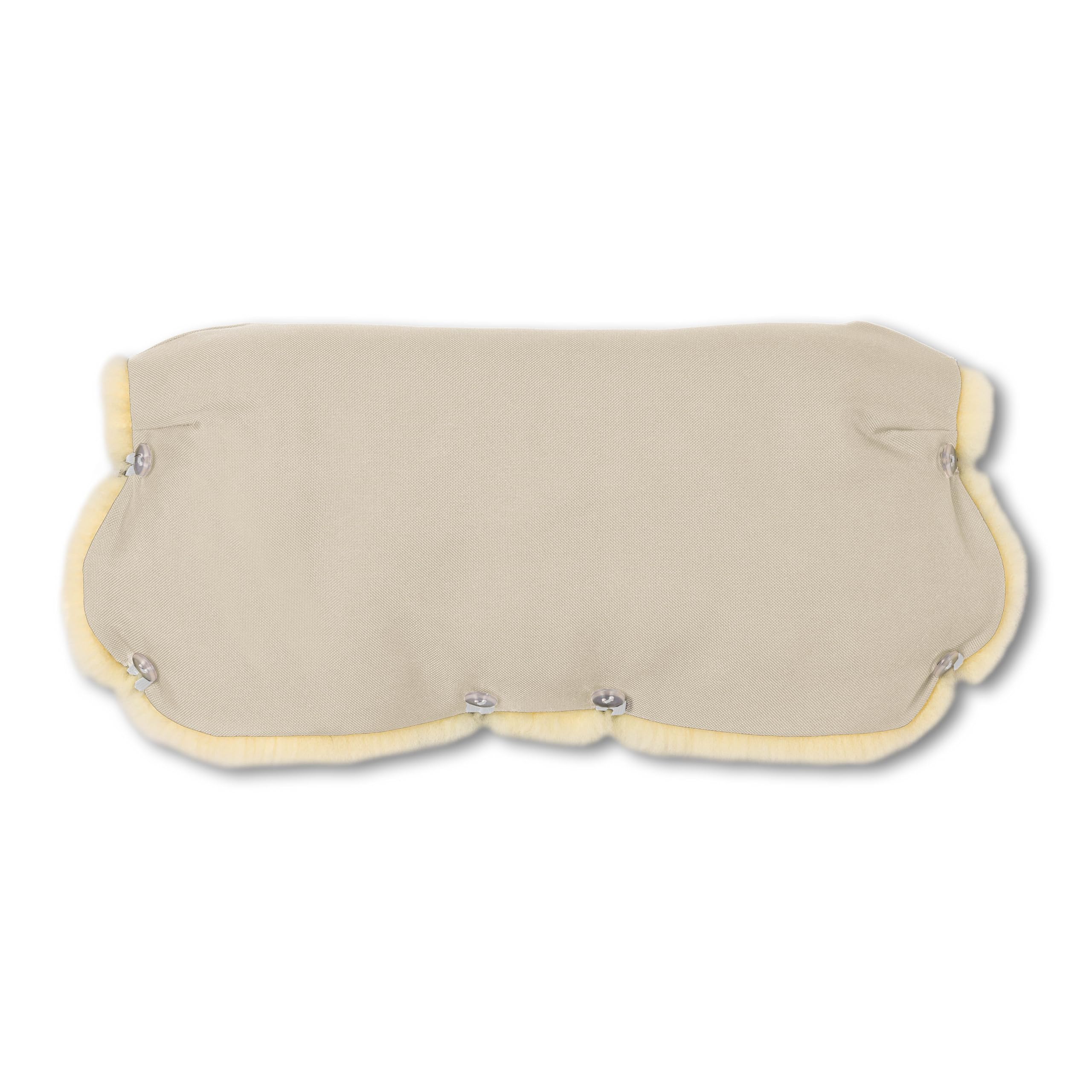 Hofbrucker seit 1948 Manoplas para el carrito (piel de cordero) Beige Única