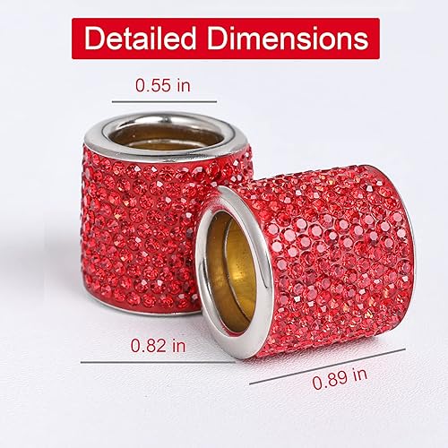 Miniatura 3 de JUSTTOP Decoración para reposacabezas de asiento de automóvil, paquete de 4 collares para reposacabezas de automóvil, accesorios interiores de