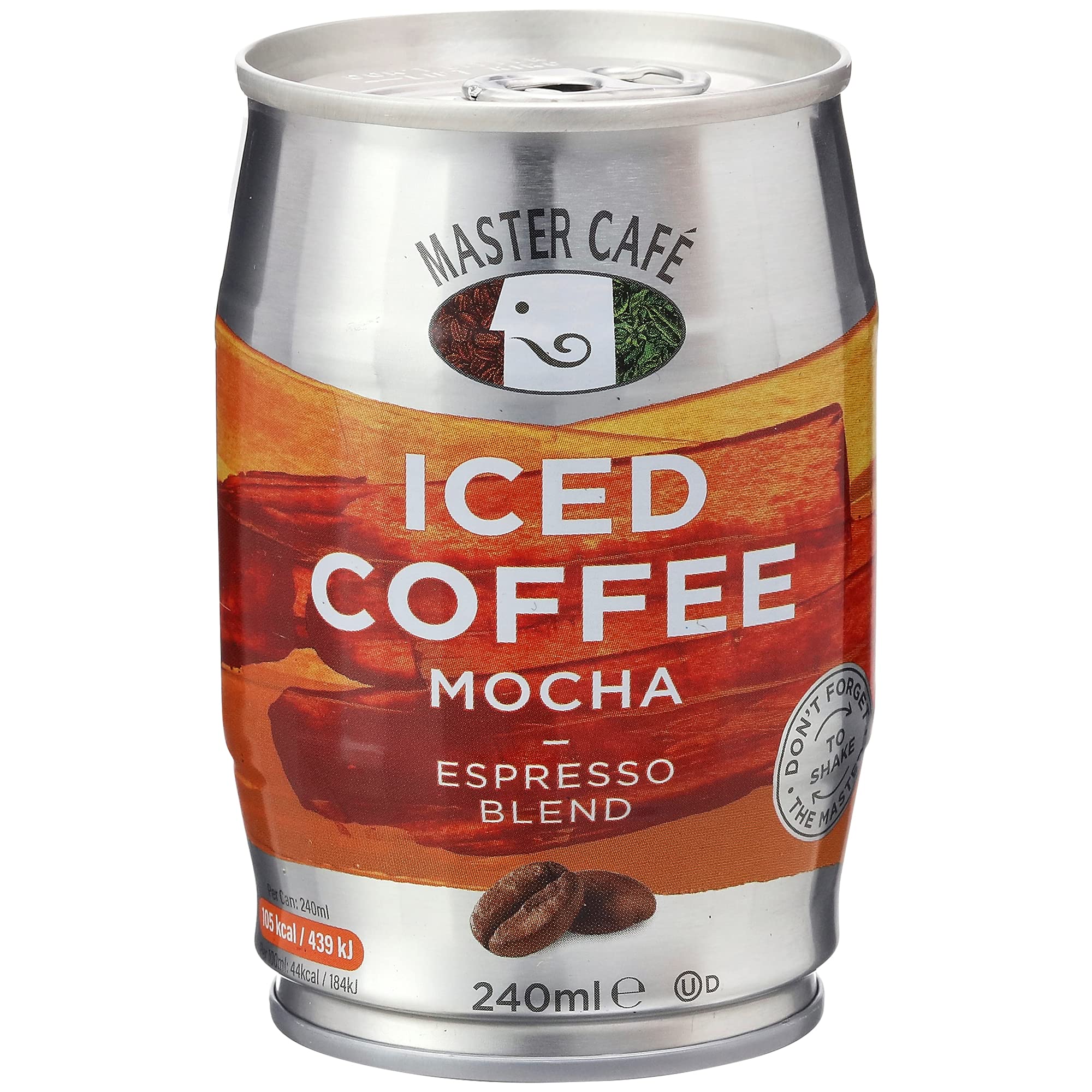 Master Café Iced Coffee in Cans, HighQuality Arabica & Robusta Coffee