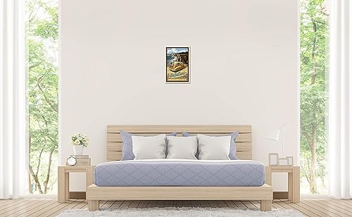 Miniatura 4 de Pacific Coast Highway California Woody Giclée - Póster impreso de obras de arte de viaje por el artista Paul A. Lanquist, 12 x 18 pulgadas