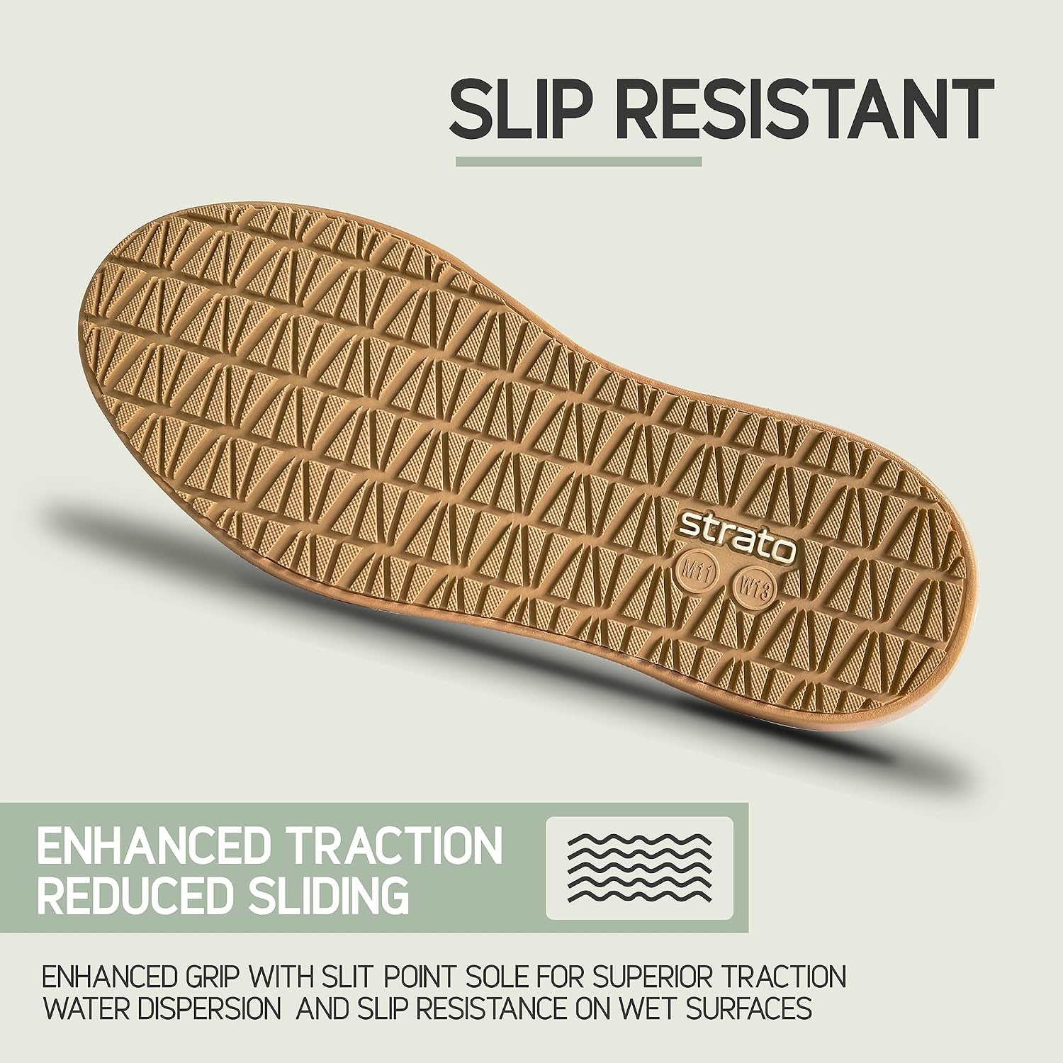 STRATO Swank Slip-On Sneakers for Men & Women | Lightweight Non-Slip Water Shoes | Casual, Outdoor & Beach Wear | Air-Light Comfort | Waterproof Sneakers