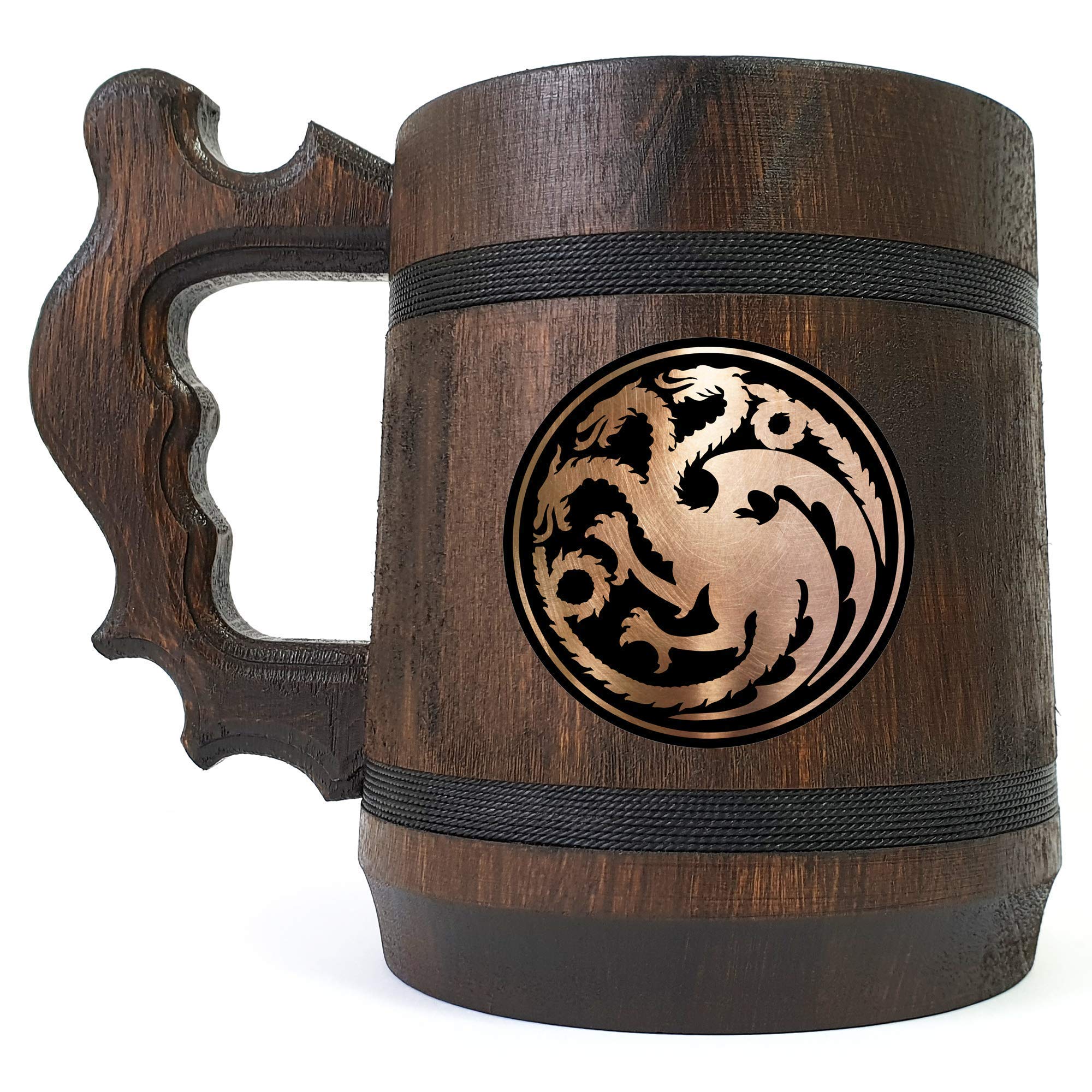 House Targaryen Mug, Fire and Blood, Game of Thrones Gift, GoT, Game of Thrones Inspired Gift, Beer 