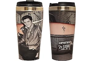 Elvis Presley Travel Mug: Unforgettable Soul Music Companion