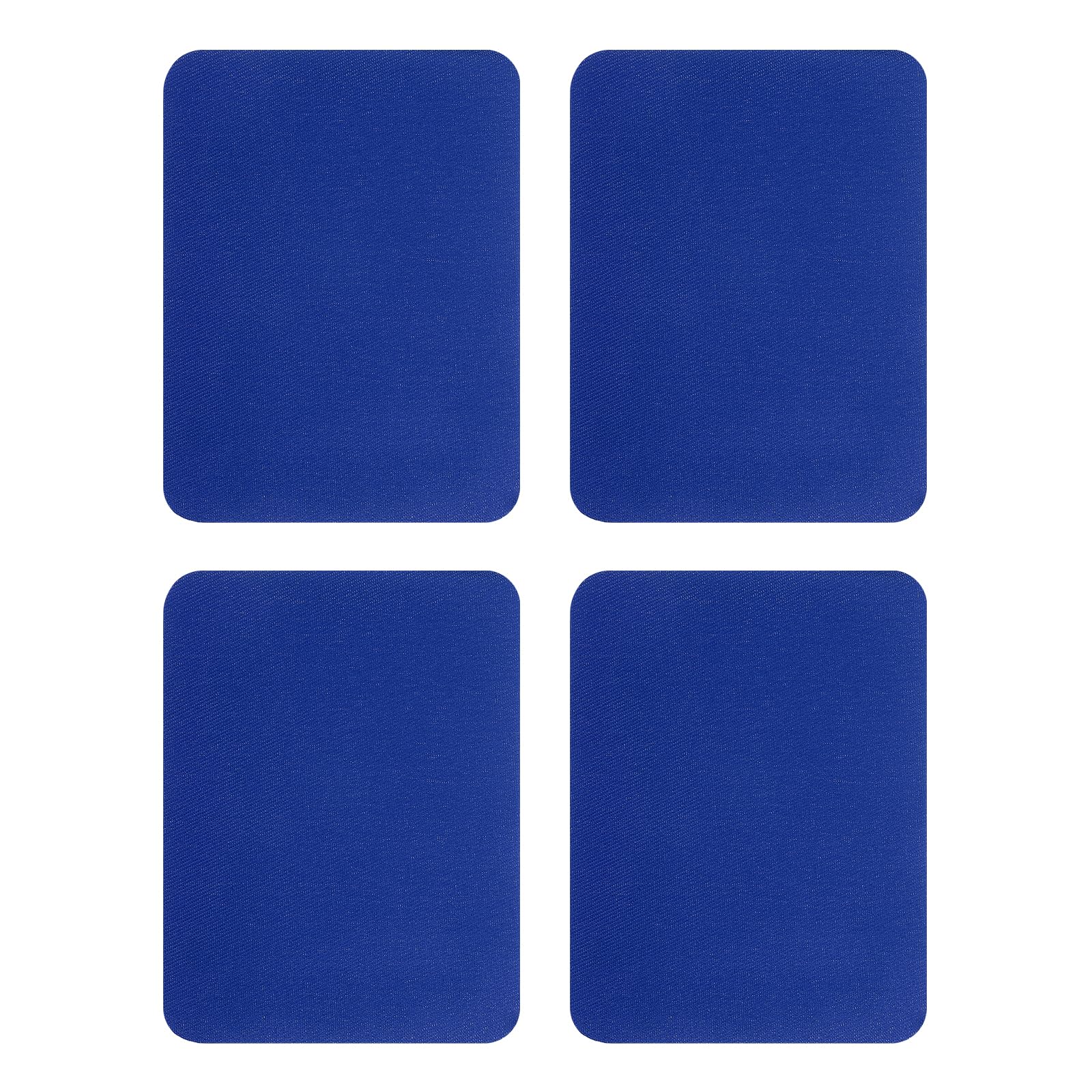 sourcing map 4Pcs Iron on Patches for Clothing Repair, Mending Fabric Repair Patch Cotton for Clothes Pants Bags, 5x4 Inch Dark Blue