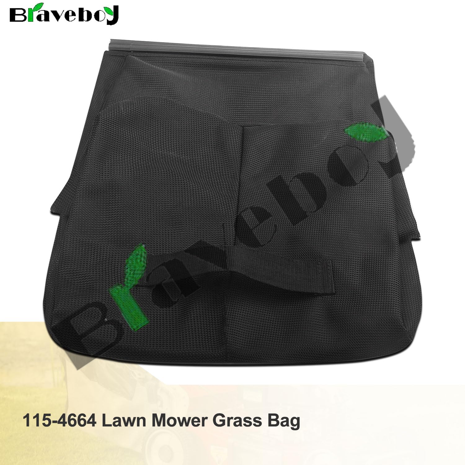 Braveboy - Bolsa de césped 115-4664, sin marco de metal, compatible con cortacésped Toro XT675 59307 de 22 pulgadas 2009, compatible con modelos 20330 20331 20370 20371 20377 20378 y Más