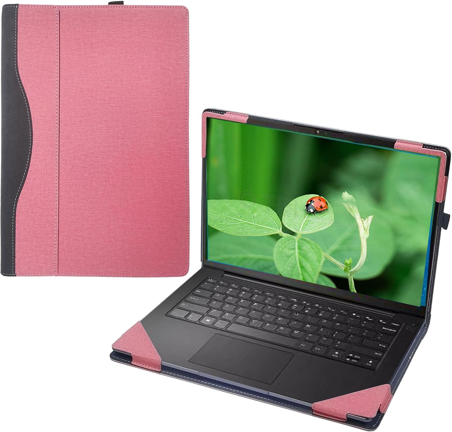 Laptop Case Compatible with HP Zbook 8 G1ak OmniBook X Flip EliteBook 8 G1i G1a Pavilion 14 Envy x360 2-in-1 14 Inch Cover Protective Skin Sleeve Notebook Pouch (Wine red)