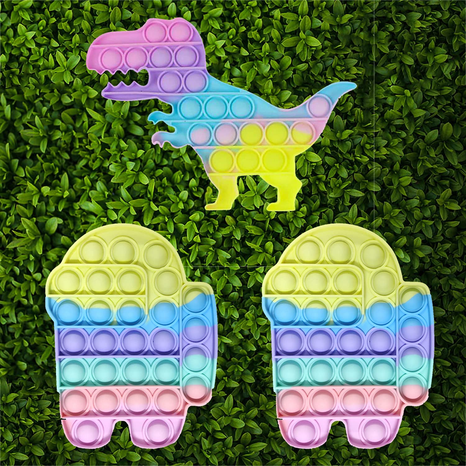 TWISHA ENTERPRISE Pop It Fidget Toys,Push Pop Bubble Fidget Sensory Toy,Autism Special Needs Silicone Stress Relief Toy,Great Fidget Toy Sensory Toys Novelty Gifts for Girls Boys Kids Adults